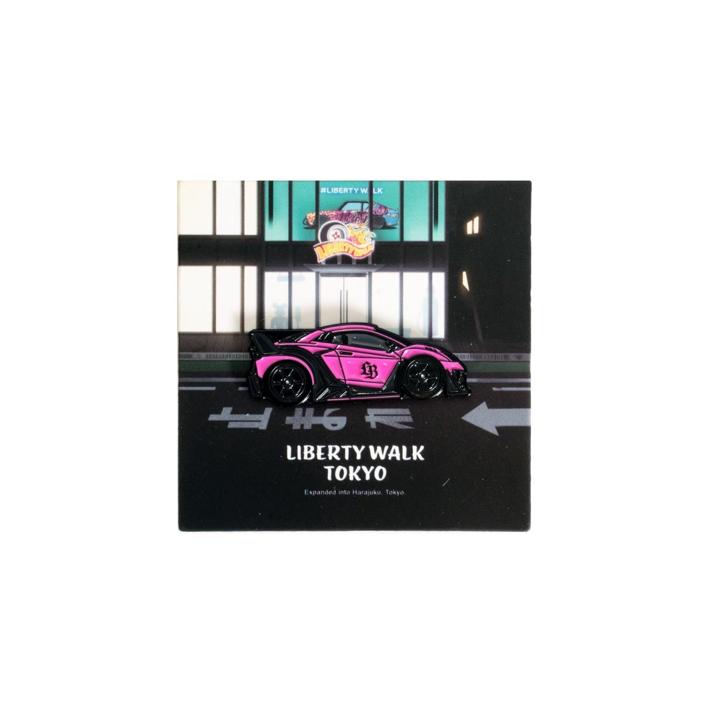 Leen Customs Pin Badge LB-Silhouette WORKS AVENTADOR GT Evo