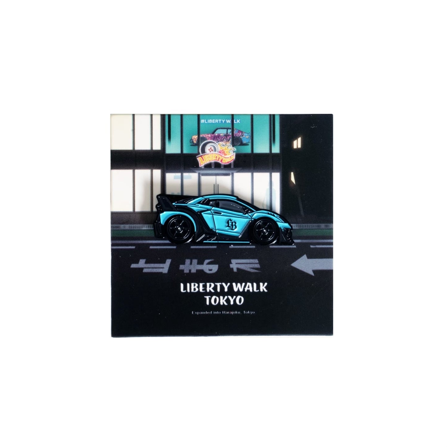 Leen Customs Pin Badge LB-Silhouette WORKS AVENTADOR GT Evo