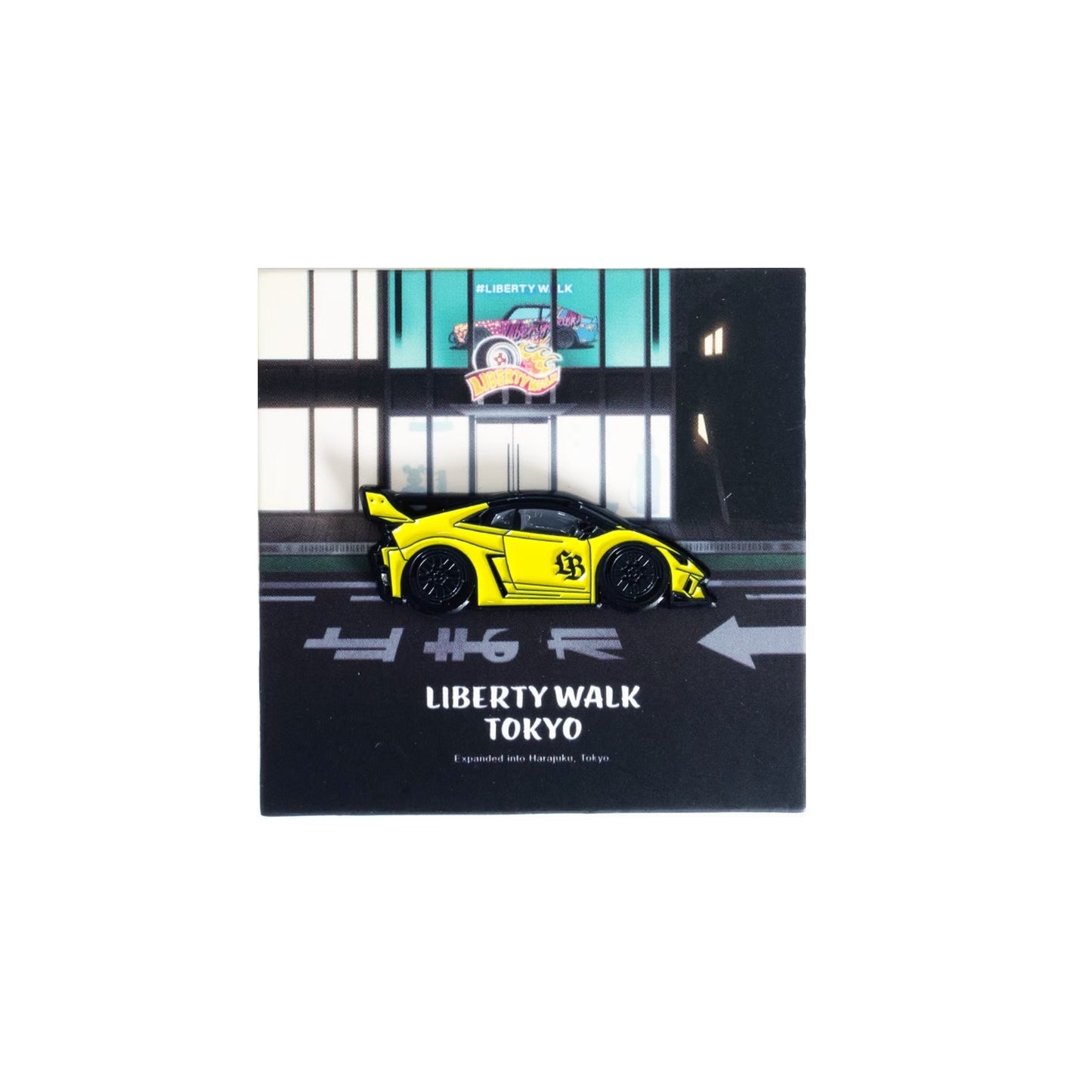 Leen Customs Pin Badge LB-Silhouette WORKS HURACAN GT