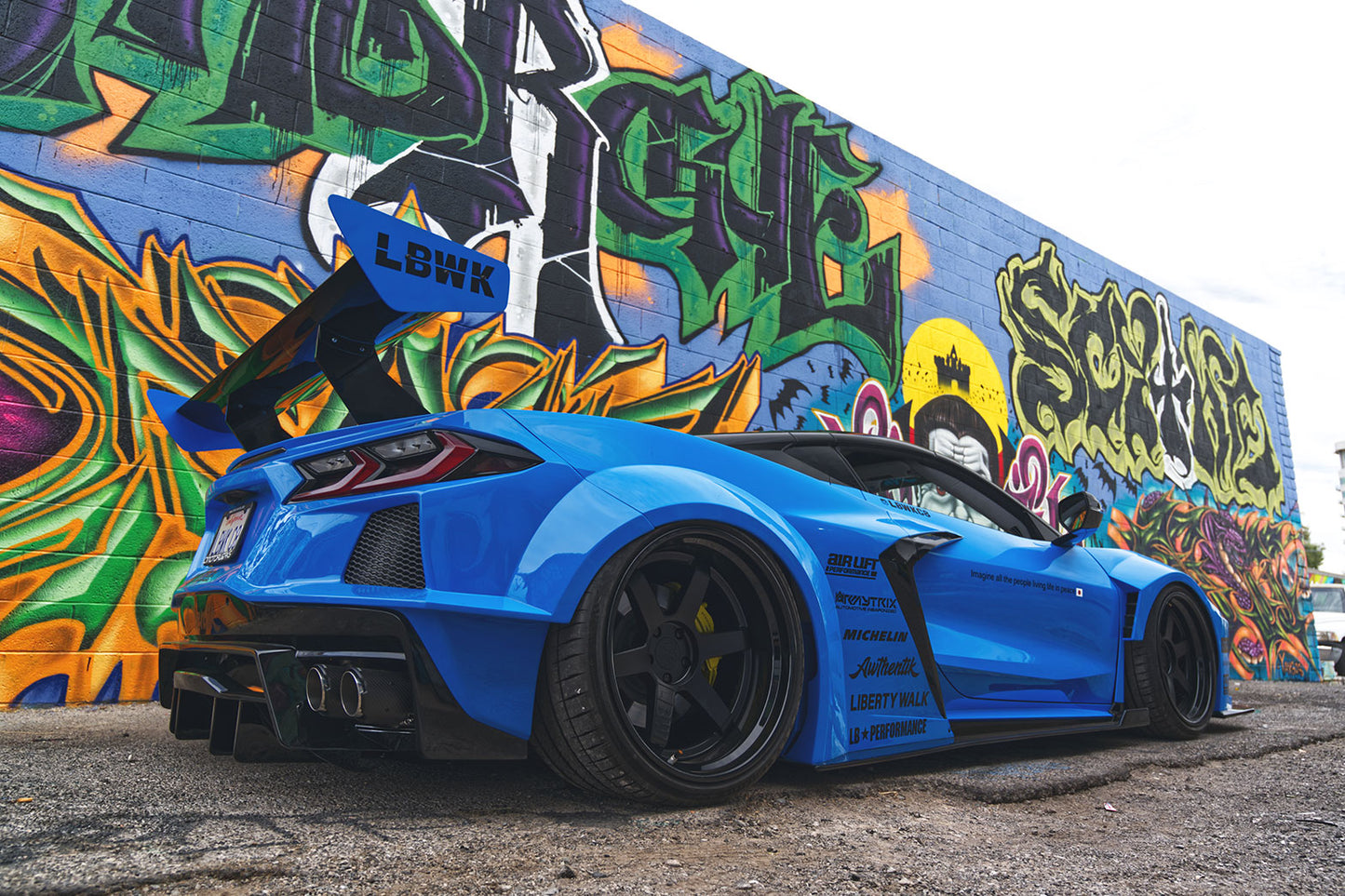 LB-Silhouette WORKS CHEVROLET CORVETTE C8 complete body kit