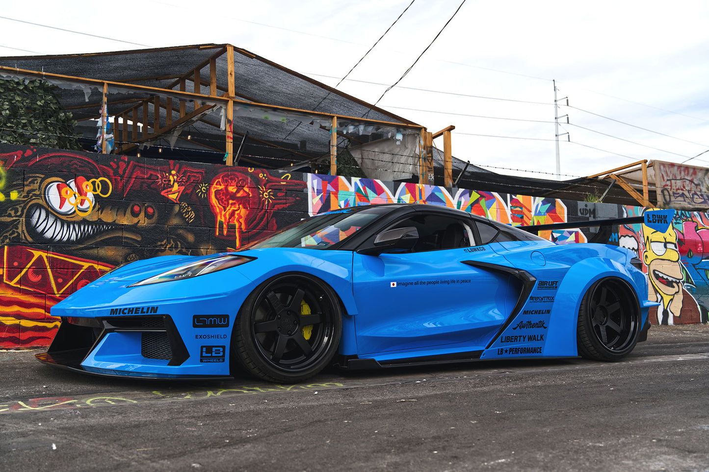 LB-Silhouette WORKS CHEVROLET CORVETTE C8 complete body kit