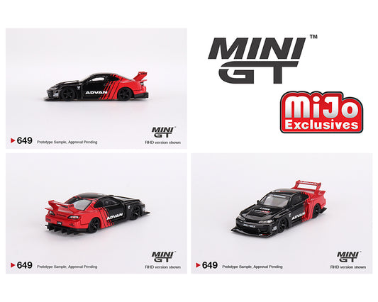 (Preorder) Mini GT 1:64 Nissan LB-Super Silhouette S15 SILVIA ADVAN – Mijo Exclusives