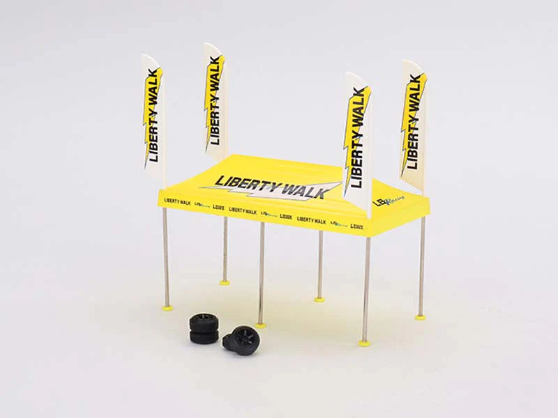 1/64 MINI GT Paddock Service Tent Set