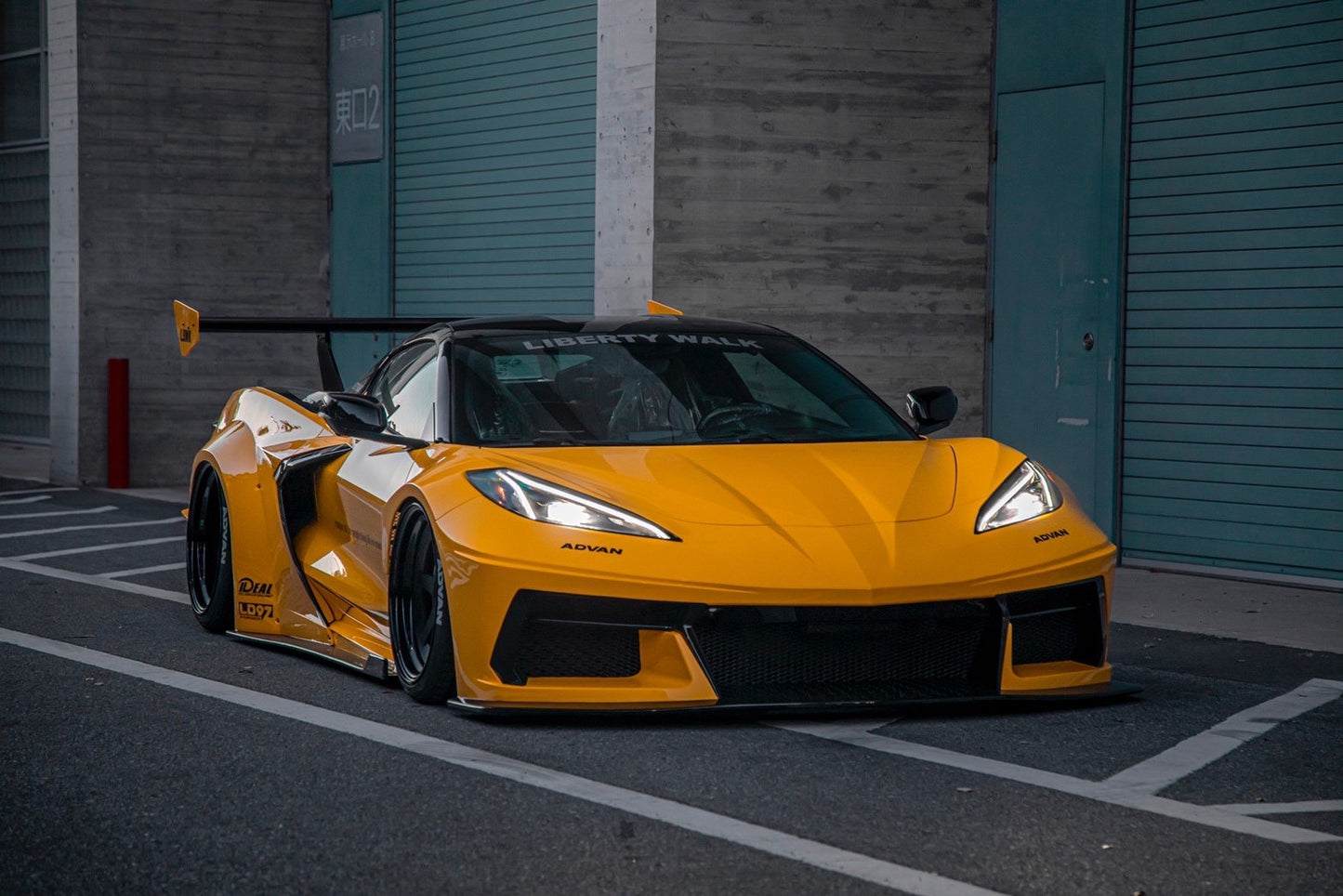 LB-Silhouette WORKS CHEVROLET CORVETTE C8 complete body kit