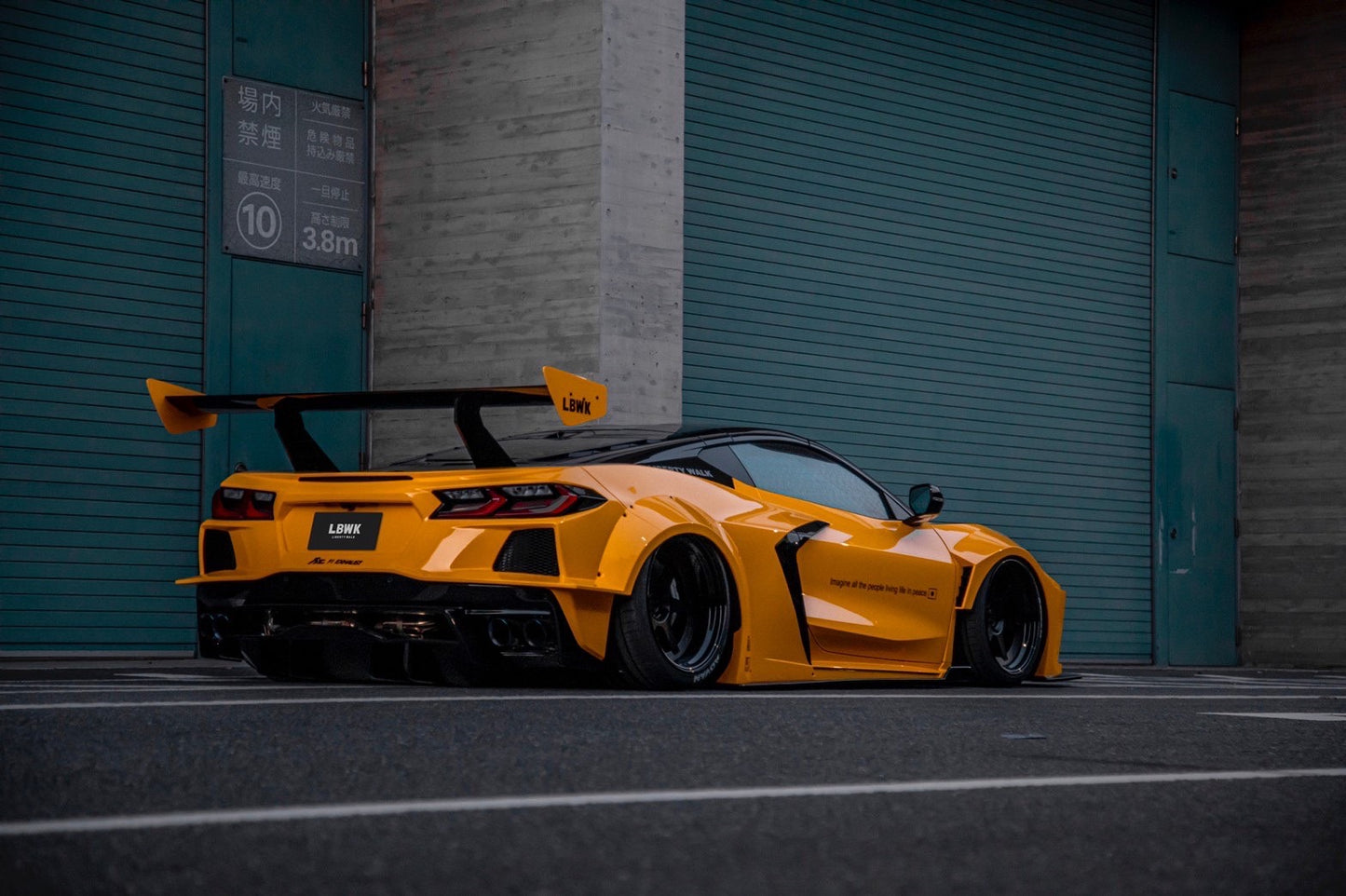 LB-Silhouette WORKS CHEVROLET CORVETTE C8 complete body kit