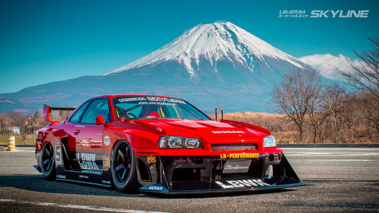 LB-ER34 Super Silhouette SKYLINE complete body Kit 【Limited】