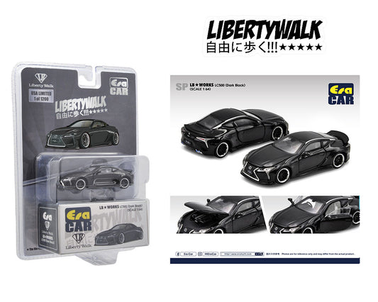 ERA Car 1:64 Lexus LC500 Black – LB Works – Mijo Exclusive