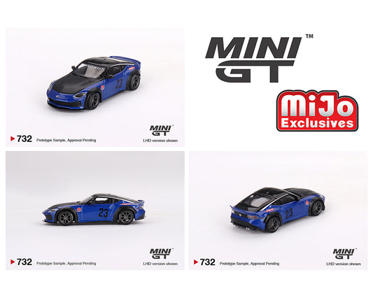 (Preorder) Mini GT 1:64 Nissan Z LB-NATION WORKS – Serian Blue