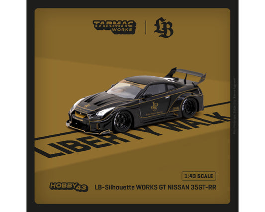 Tarmac Works 1:43 LB-Silhouette WORKS GT NISSAN 35GT-RR JPS- Black